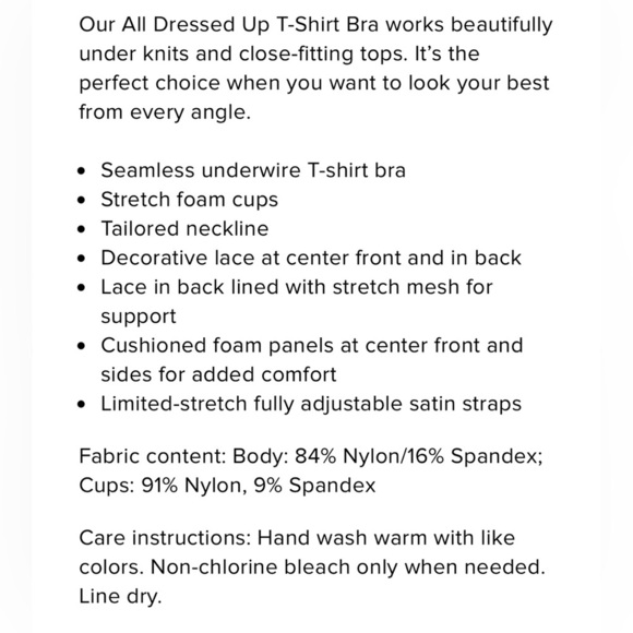 WACOAL All Dressed Up Black W/ Lace Inserts T-Shirt Bra STYLE‎ 853166 Sz 38D - Picture 6 of 17